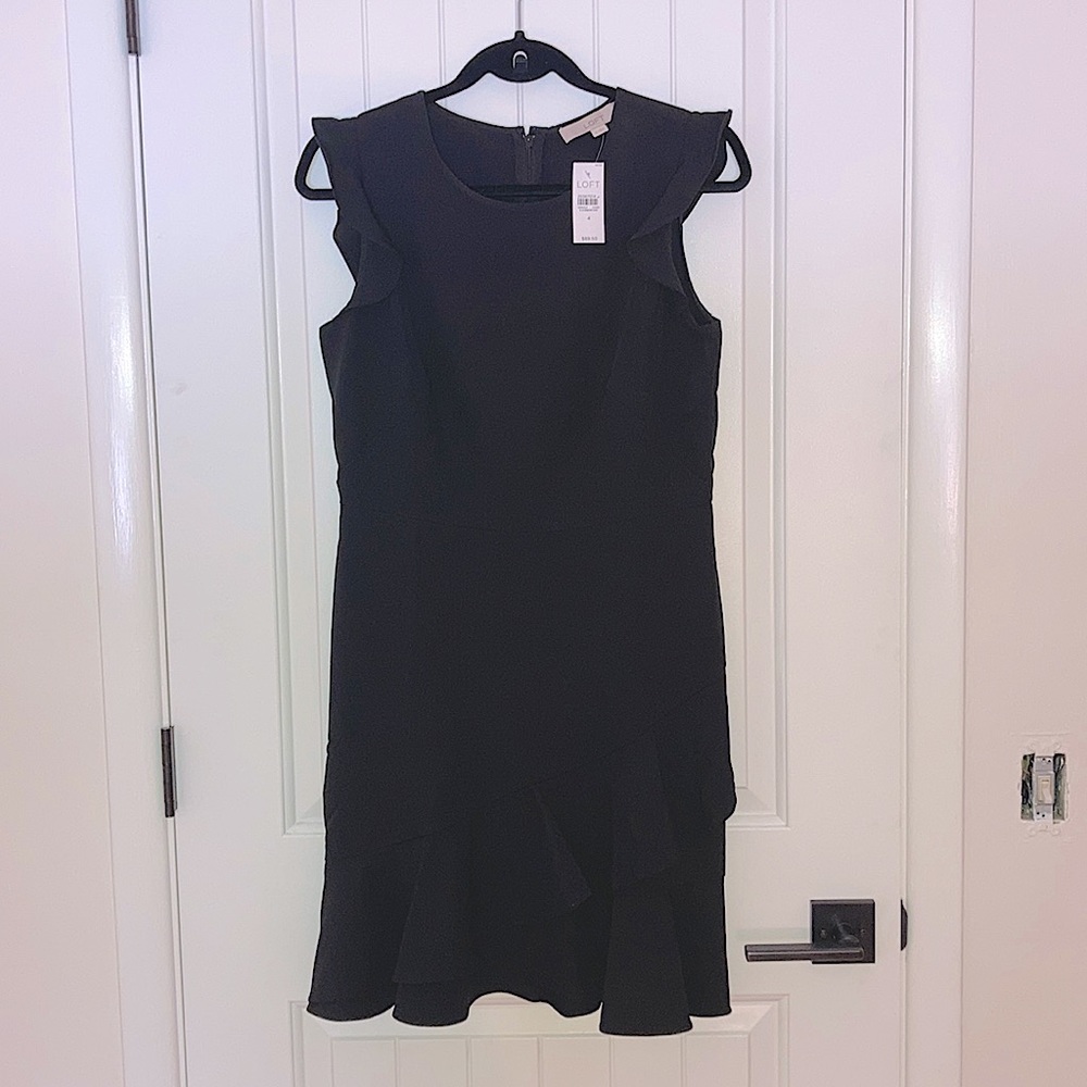 LOFT Black Cocktail Dress